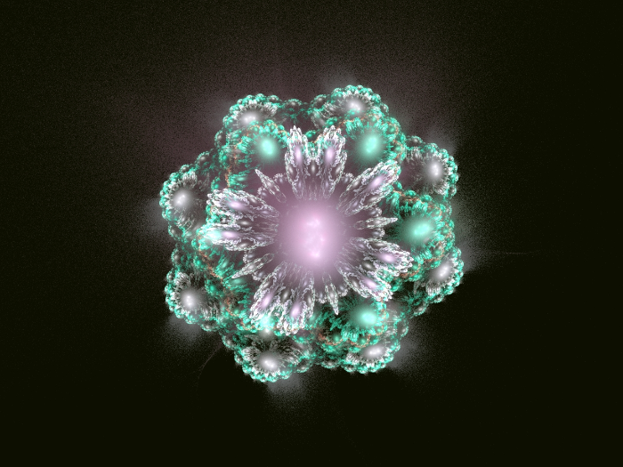 Mandala of baby blue feathers